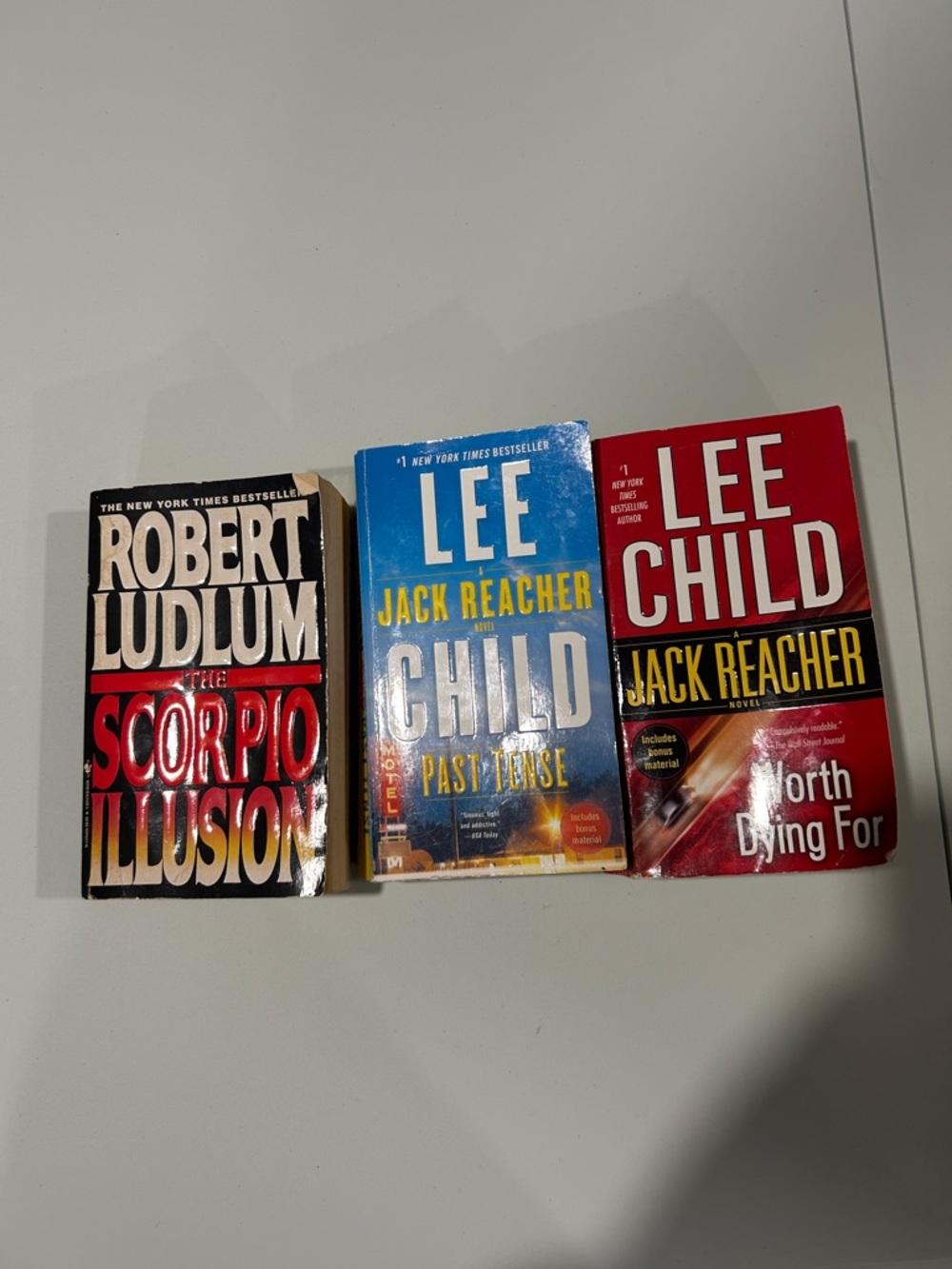 Three paperback thrillers!